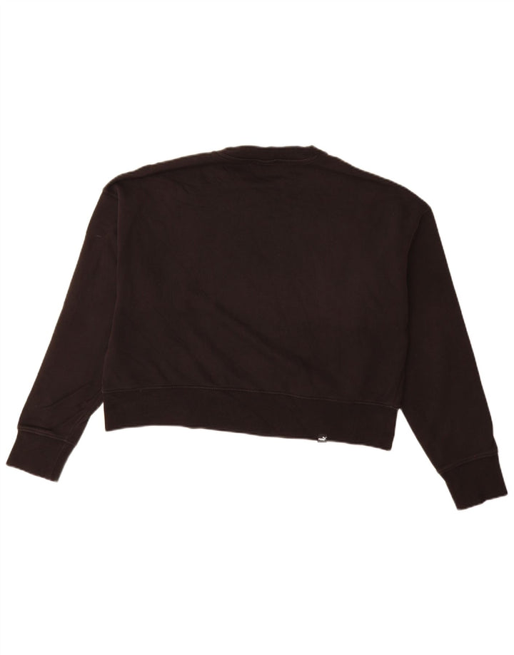 Pulover supradimensionat pentru femei Puma UK 14 Bumbac mediu negru