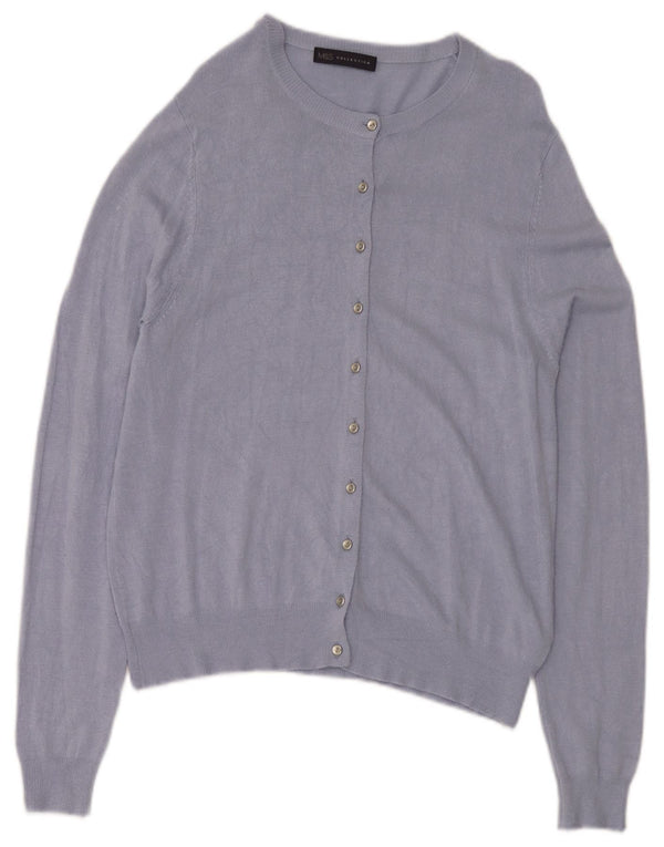 Pulover cardigan pentru femei Marks & Spencer UK 14, mare, albastru, viscoză