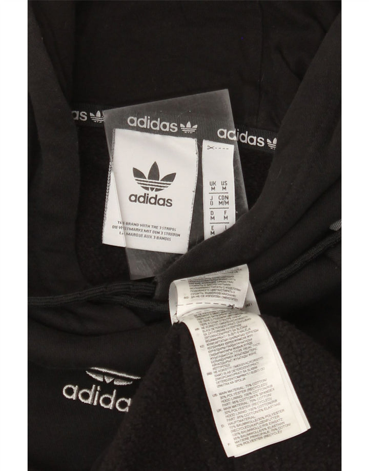 Pulover ADIDAS pentru bărbați, bumbac mediu negru