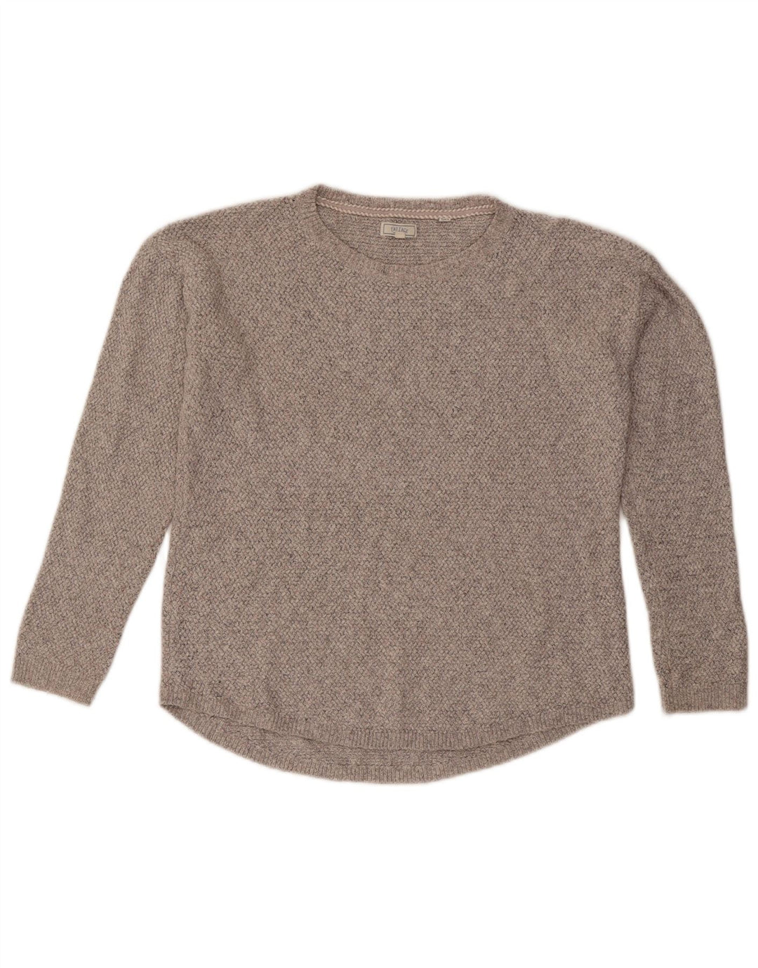 Pulover pentru femei Fat Face, supradimensionat, cu gât de barcă, UK 10, bumbac, gri mic