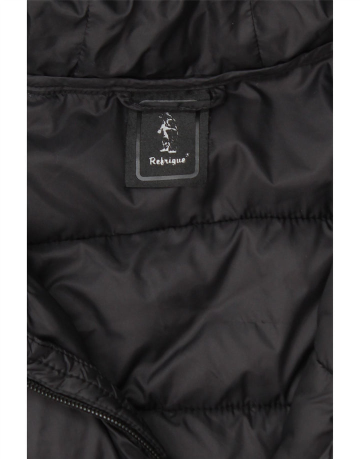 Jachetă căptușită cu glugă pentru bărbați REFRIGUE UK 38 Medium Black