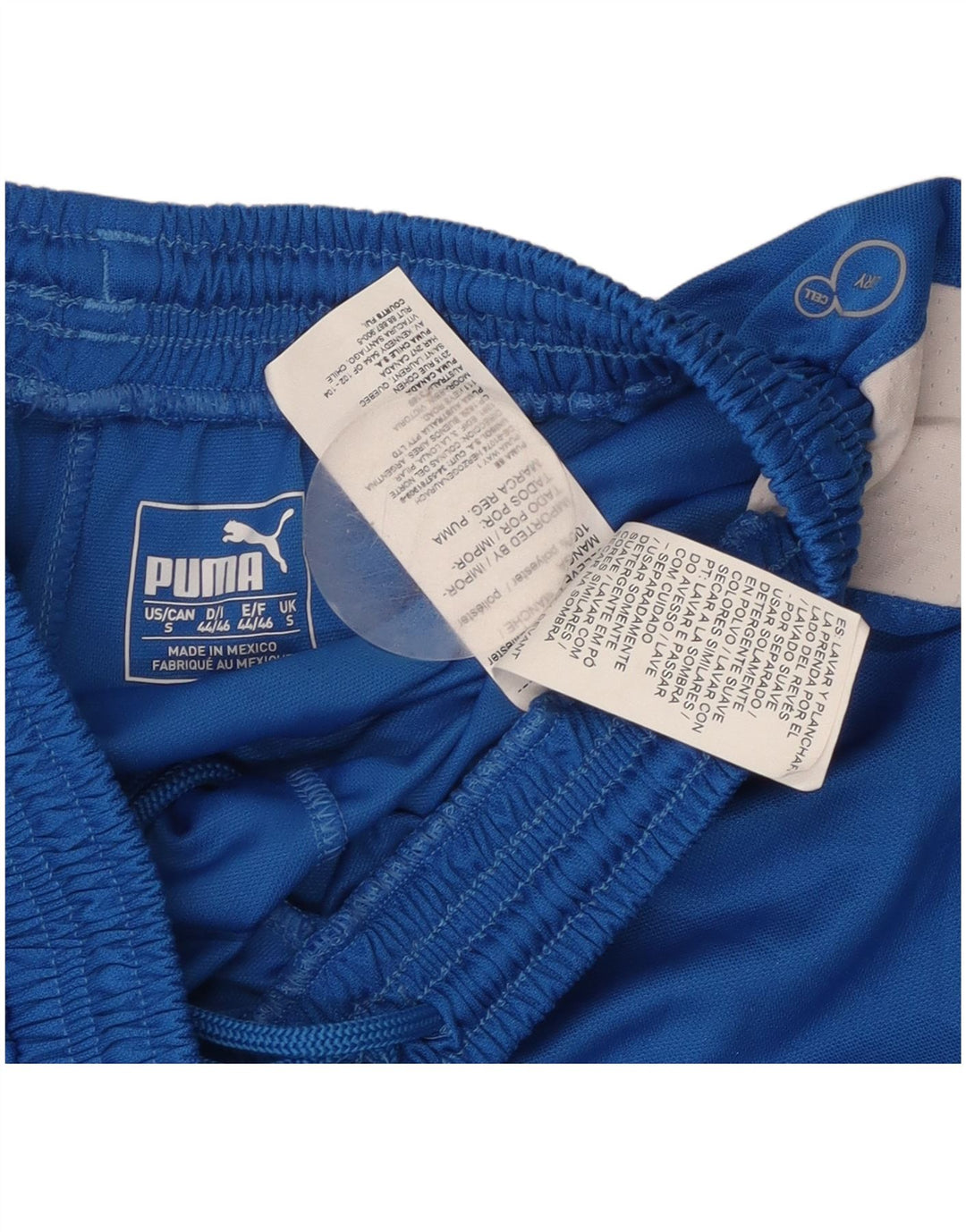 Pantaloni scurti sport PUMA pentru bărbați, albastru, poliester color bloc
