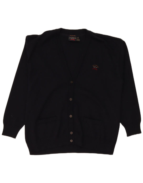 Pulover cardigan de iahting pentru bărbați Paul & Shark XL Lână bleumarin