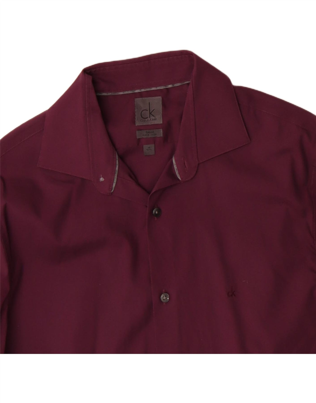 Cămașă pentru bărbați CALVIN KLEIN Mărimea 39 15 1/2 Bumbac Burgundy Mediu