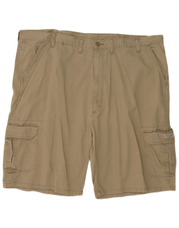Pantaloni scurți cargo Wrangler pentru bărbați W46 3XL bumbac kaki
