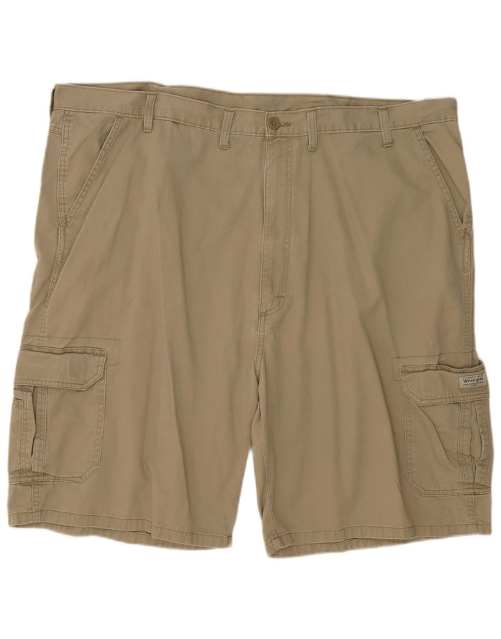 Pantaloni scurți cargo Wrangler pentru bărbați W46 3XL bumbac kaki