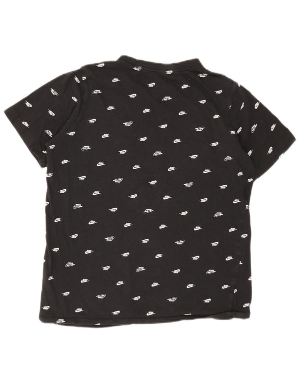 Tricou grafic Nike pentru băieți Top 13-14 ani XL bumbac negru