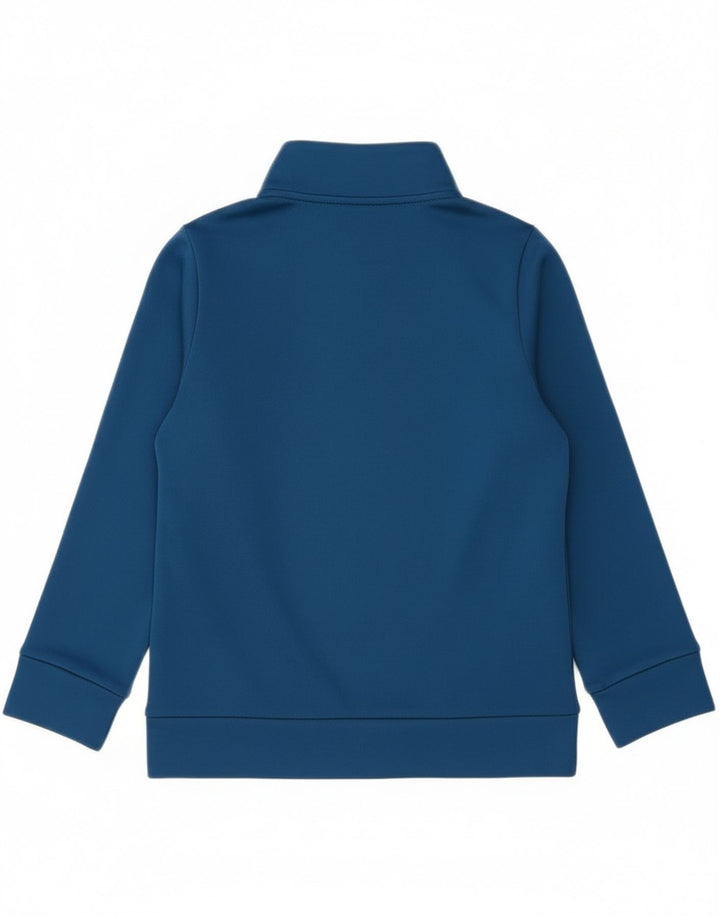 Pulover pentru băieți Under Armour, cu fermoar și gât, 6-7 ani XS, albastru, poliester