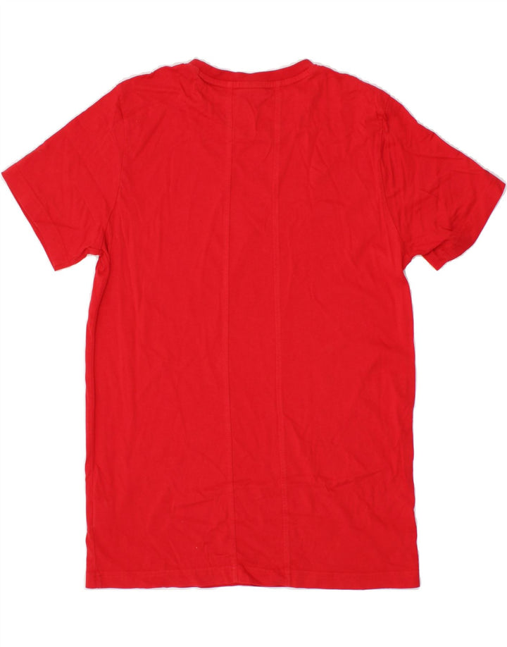 PUMA Mens Graphic T-Shirt Top Medium Red Cotton Vintage Puma and Second-Hand Puma from Messina Hembry 