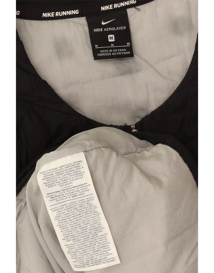 Gilet de alergare pentru bărbați Nike UK 38 Medium Black Nylon