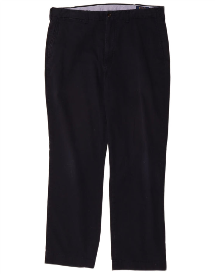 Pantaloni chino pentru bărbați POLO RALPH LAUREN, cu ajustare clasică, L36 L32, bleumarin