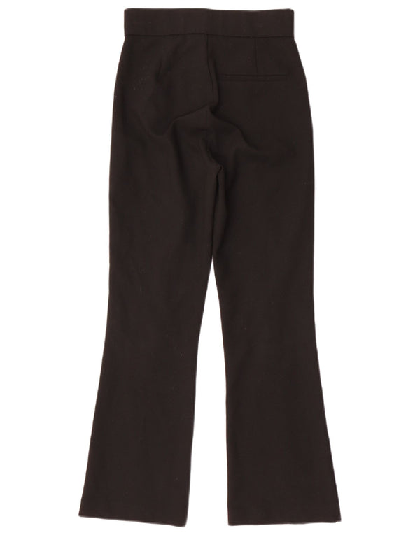 Pantaloni de costum pentru femei ZARA XS W24 L27 Poliester negru