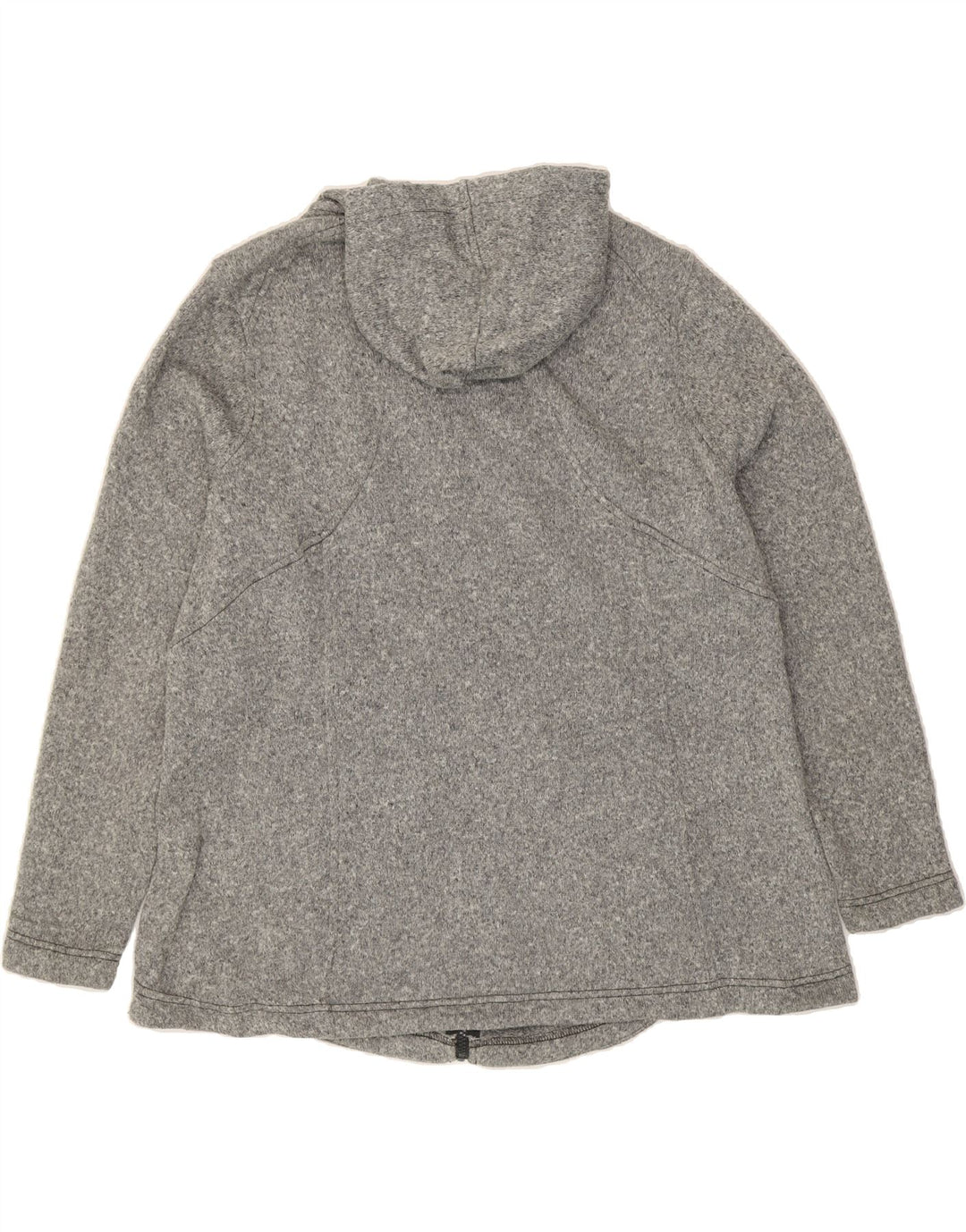 EDDIE BAUER Womens Zip Hoodie Sweater UK 20 2XL Grey Polyester Vintage Eddie Bauer and Second-Hand Eddie Bauer from Messina Hembry 
