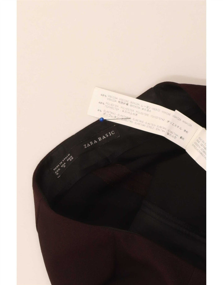 Fusta Creion Femei Zara Mediu W28 Viscoza Maroon