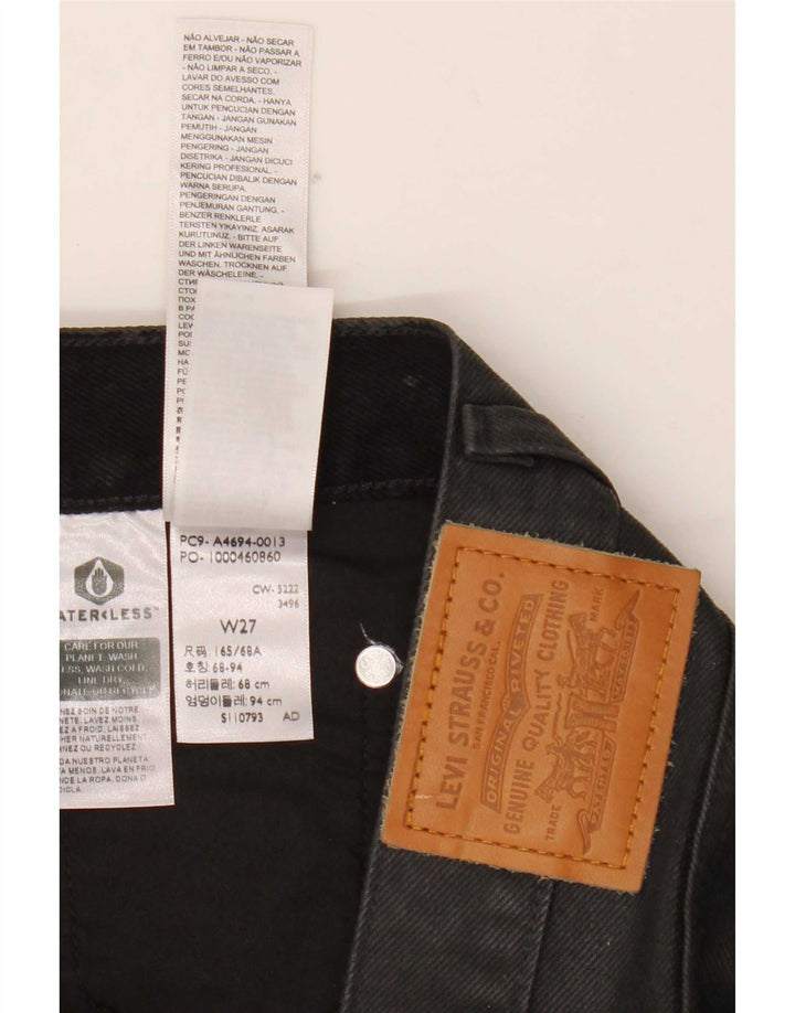 Fusta Mini denim Levi's W27 Small Black Bumbac
