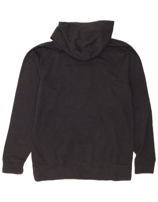 Under Armour Mens A21 Academy Graphic Hoodie Jumper Small Black Cotton