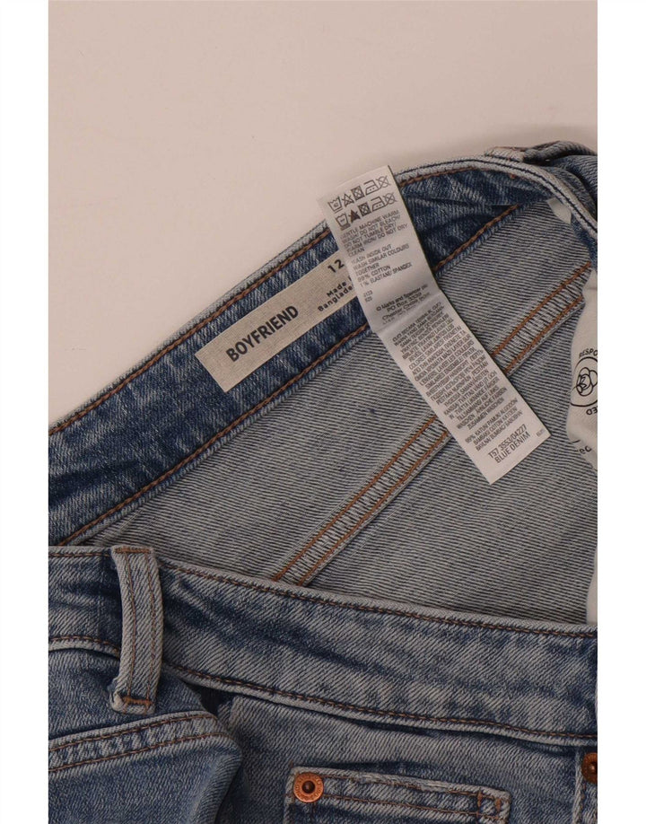Marks & Spencer Pantaloni scurți din blugi pentru femei Boyfriend UK 12 Medium W30 Blue