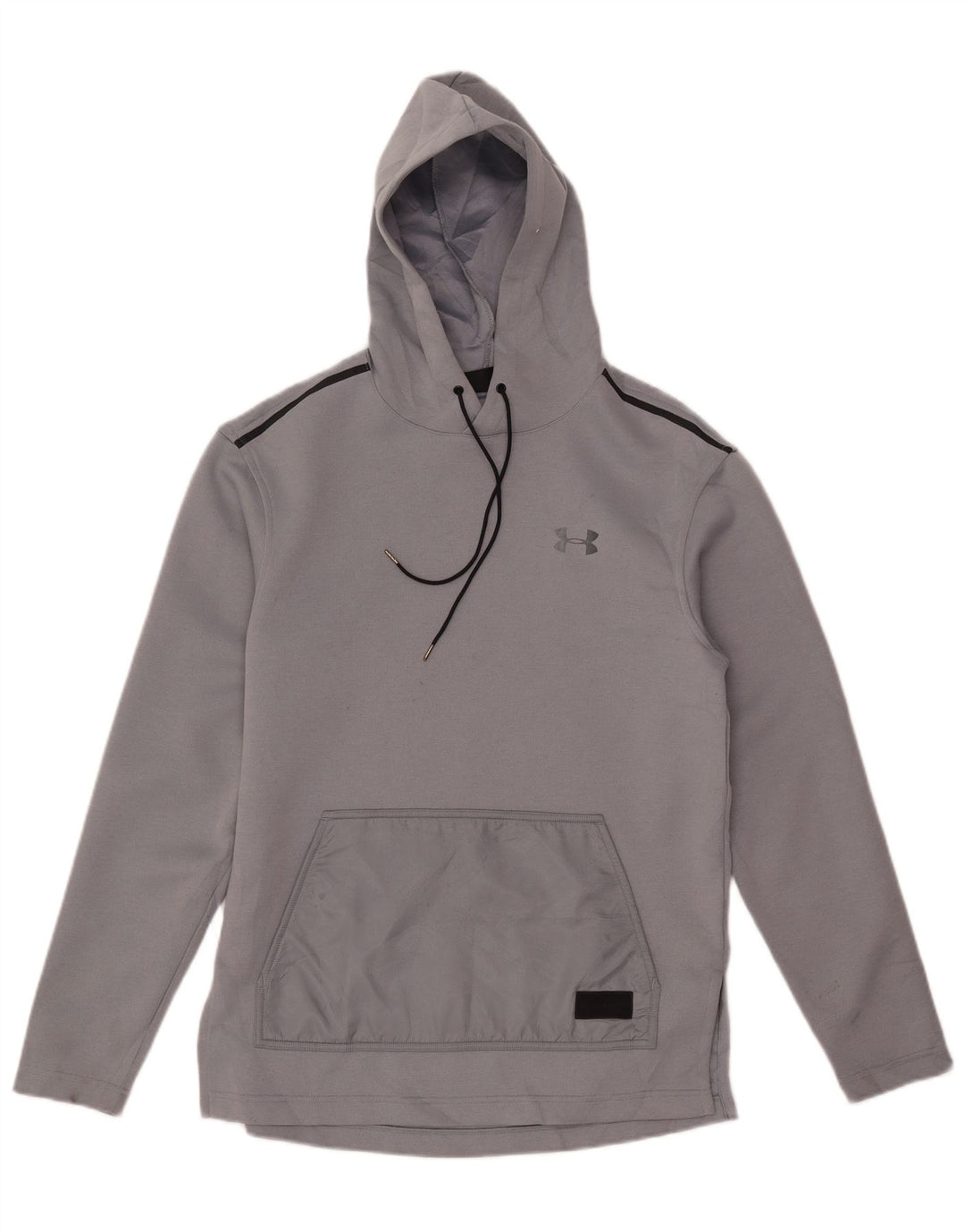 Pulover Under Armour Cold Gear Graphic pentru bărbați, poliester mic, gri