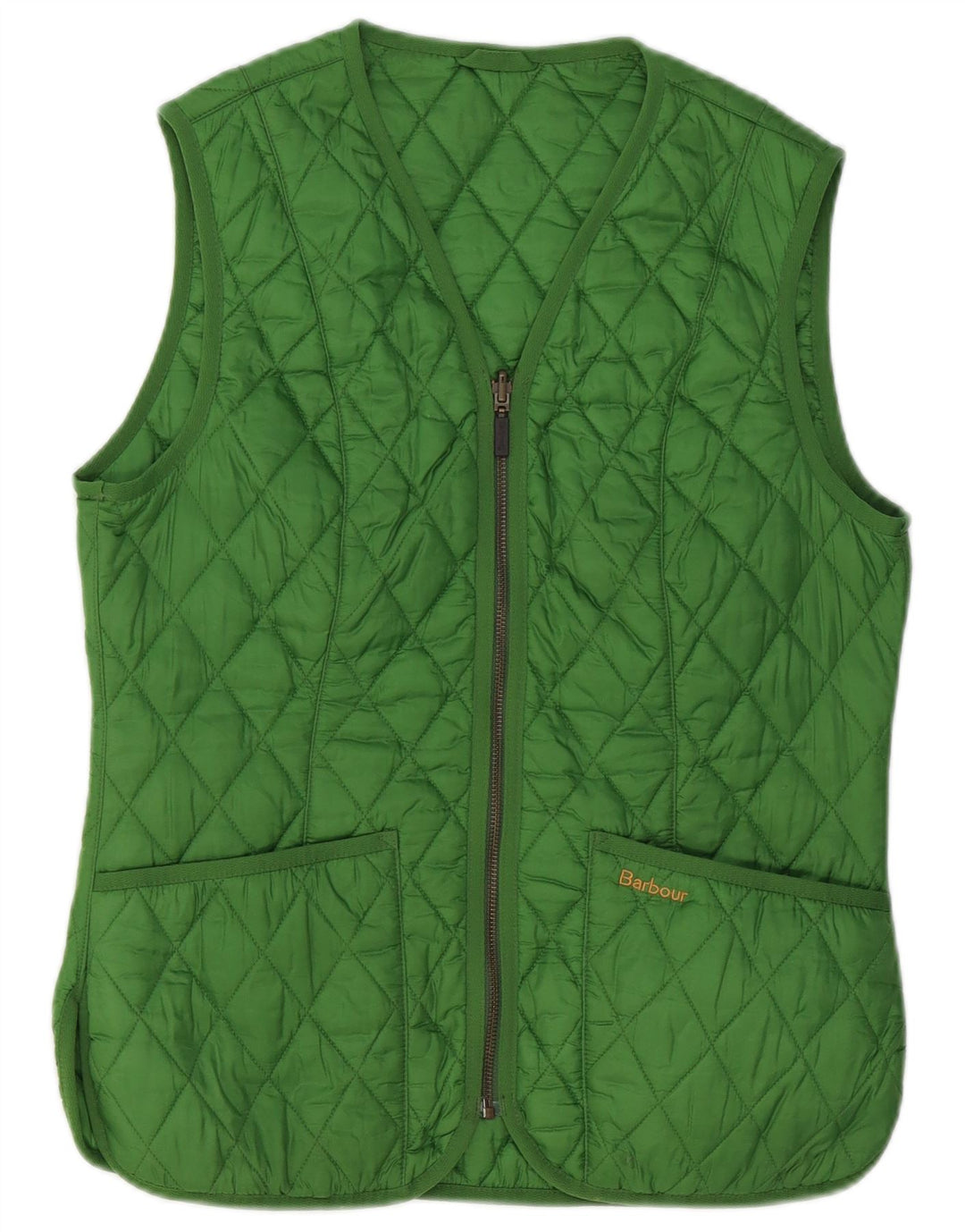 BARBOUR Gilet matlasat pentru femei UK 12 Poliester verde mediu