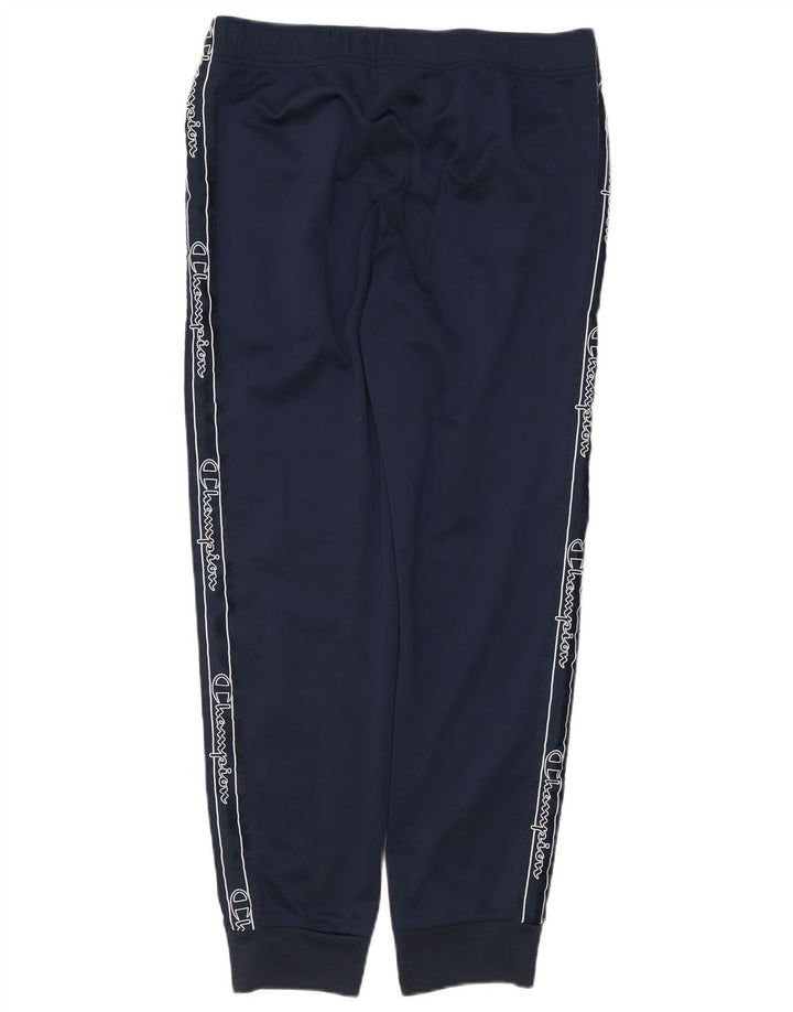 Pantaloni de trening grafic pentru bărbați Champion Pantaloni de jogging Medium Bleumarin
