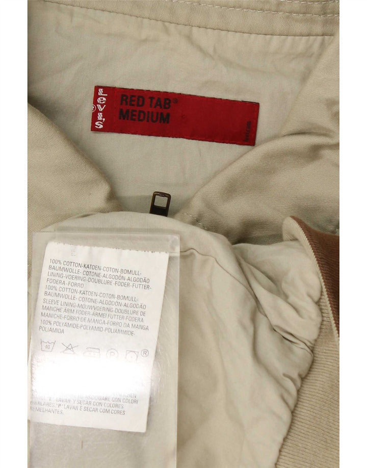 Jachetă bomber pentru bărbați Levi's UK 38, bumbac mediu bej