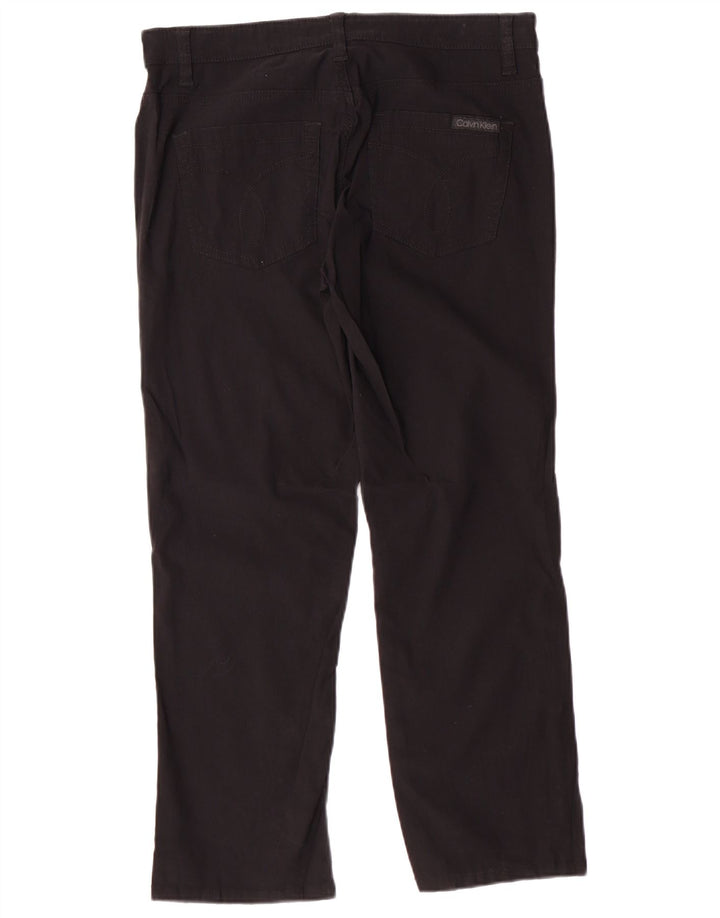 Calvin Klein Jeans Pantaloni casual pentru femei US 6 Small W32 L26 Black Classic