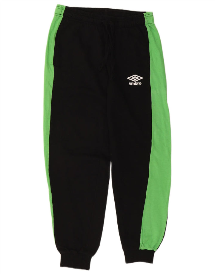 UMBRO Pantaloni de trening pentru femei Joggeri UK 12 Medium Black Colorblock