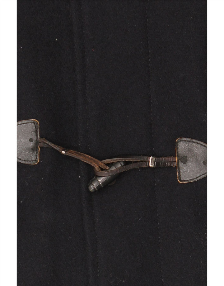 Jachetă duffle cu glugă pentru bărbați VINTAGE UK 40 mare bleumarin
