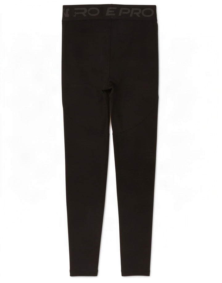 Leggings Nike Dri Fit Graphic pentru femei UK 12 Poliester mediu negru