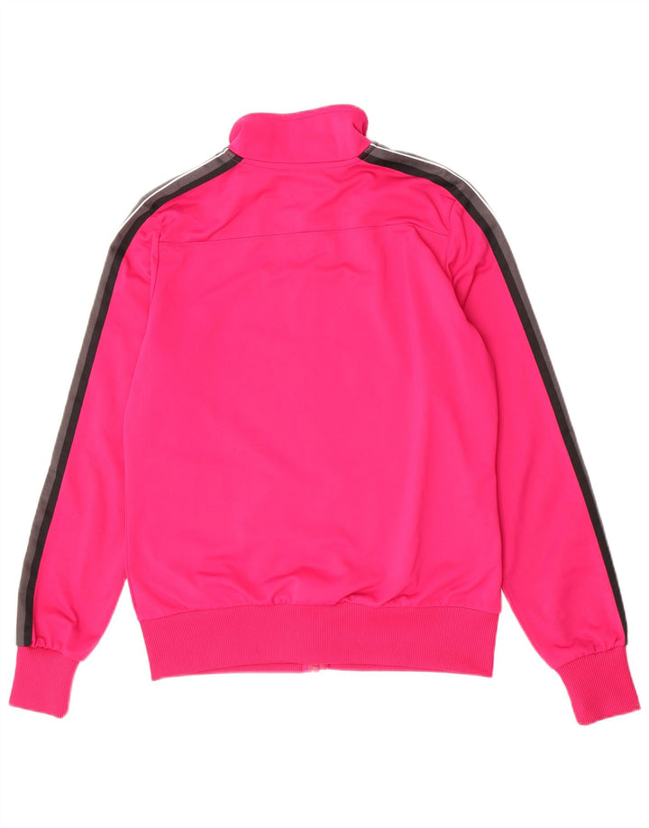 Jachetă de top pentru trening Nike pentru femei UK 14, mare, roz, poliester color bloc