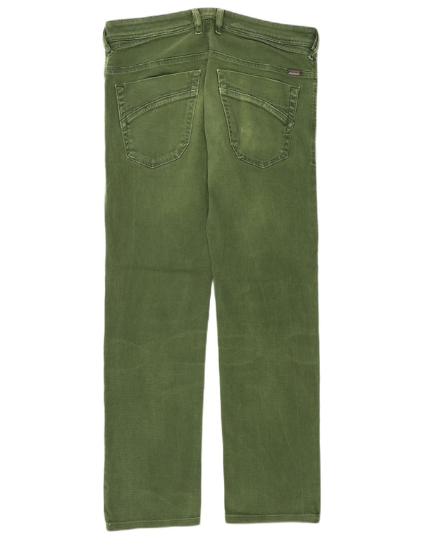Diesel Bărbați Iakop Regular Slim Tapered Jeans W30 L27 Verde Bumbac