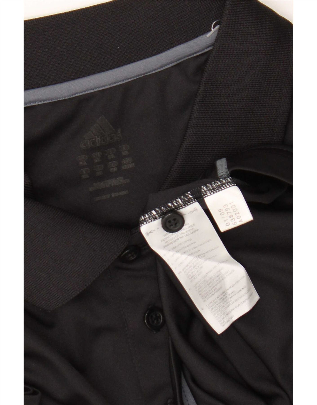 Tricou polo pentru bărbați Adidas 2XL poliester negru