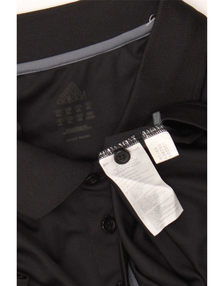 Tricou polo pentru bărbați Adidas 2XL poliester negru