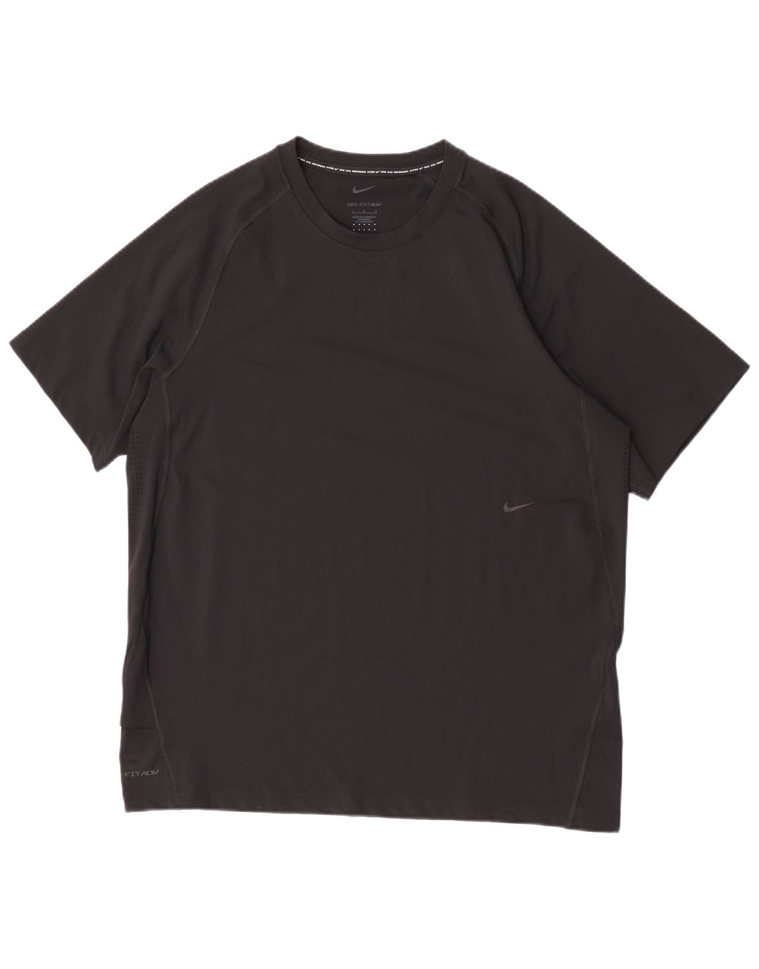 Tricou Nike Dri Fit pentru bărbați Top mare din poliester negru