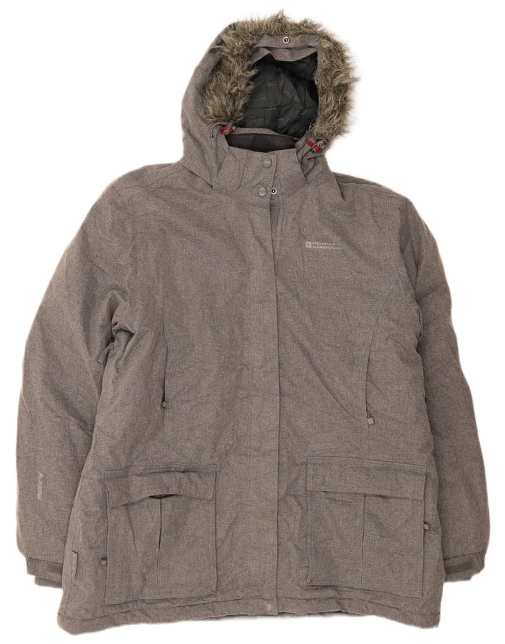 Jachetă Windbreaker cu glugă pentru femei Mountain Warehouse UK 20 2XL gri