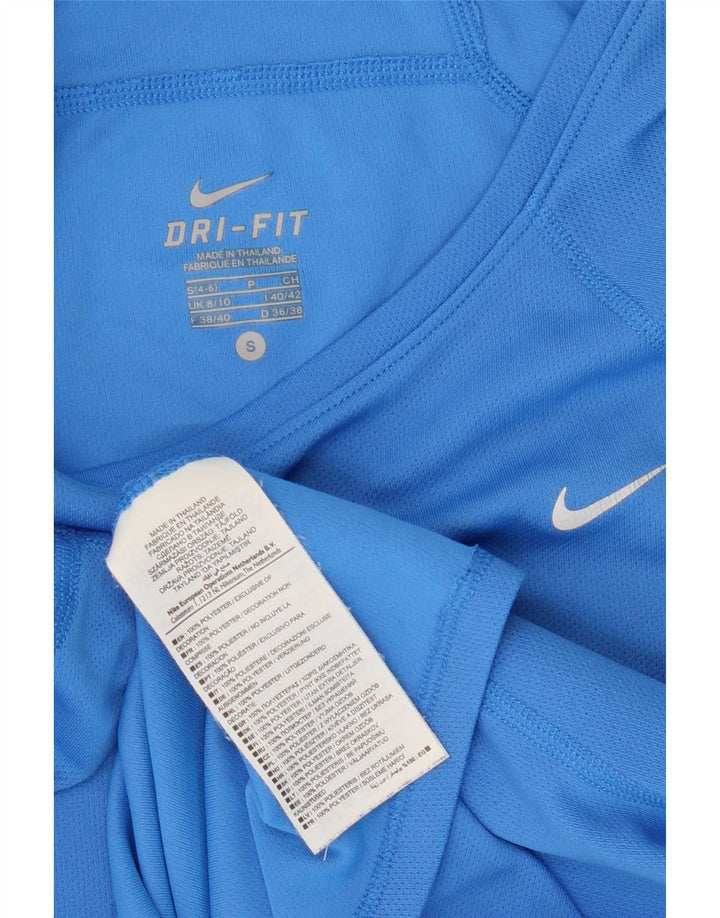 Tricou Nike Dri Fit pentru femei Top UK 8/10 Small Blue Poliester