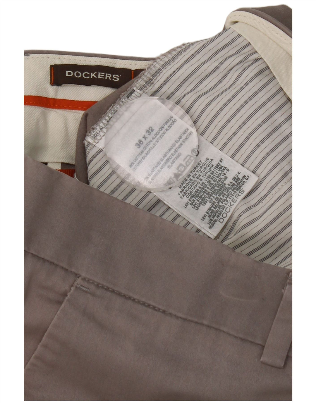 Pantaloni chino Dockers pentru bărbați, cu ajustare normală, L36 L32, bumbac gri