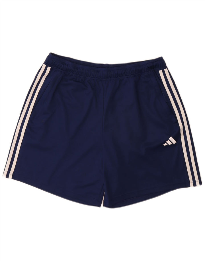 Pantaloni scurți sport pentru bărbați Adidas Aeroready Regular Fit, mari, albastru, poliester