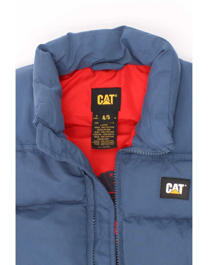 Gilet Captusit Caterpillar Boys 4-5 Ani Poliester Albastru