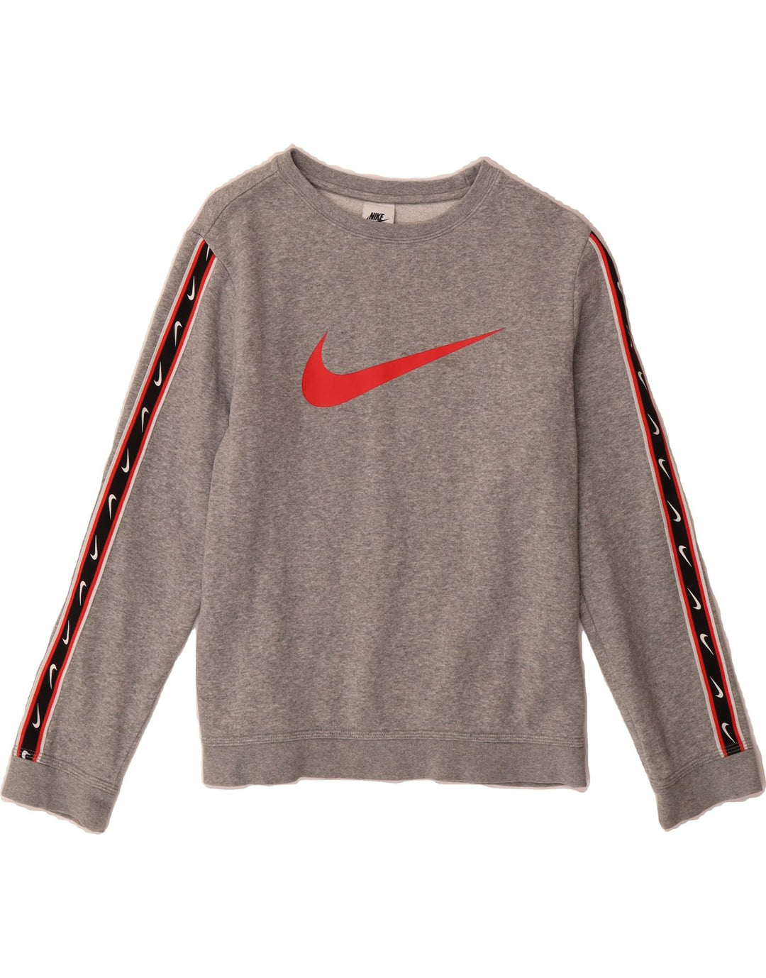NIKE Boys Graphic Sweatshirt Jumper 12-13 Years Large  Grey Cotton Vintage Nike and Second-Hand Nike from Messina Hembry 