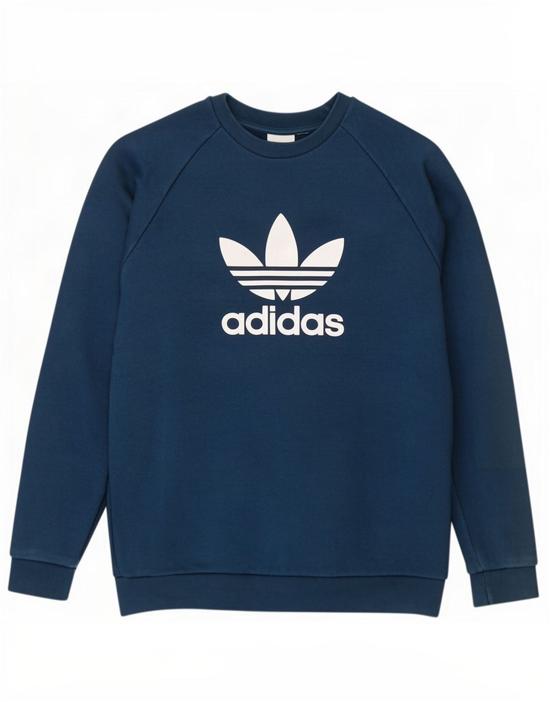 Hanorac grafic pentru bărbați Adidas Jumper, bumbac albastru mediu