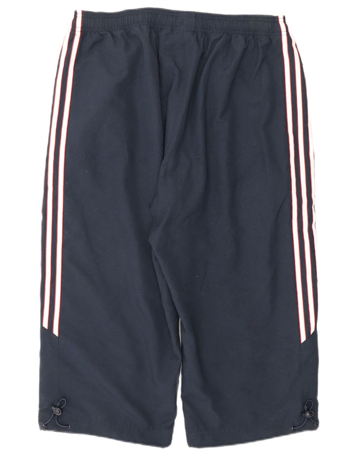 Pantaloni scurți sport Bermude Adidas pentru bărbați, poliester mediu albastru