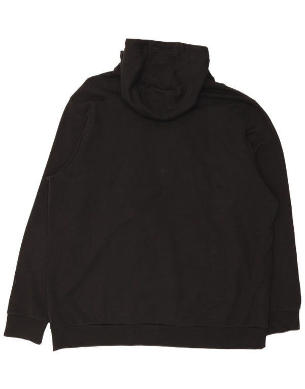 Hugo Boss Pulover grafic pentru bărbați, bumbac negru 4XL