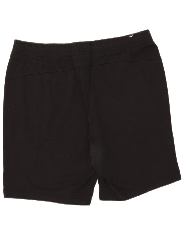 Pantaloni scurți sport pentru bărbați Puma 2XL, bumbac negru