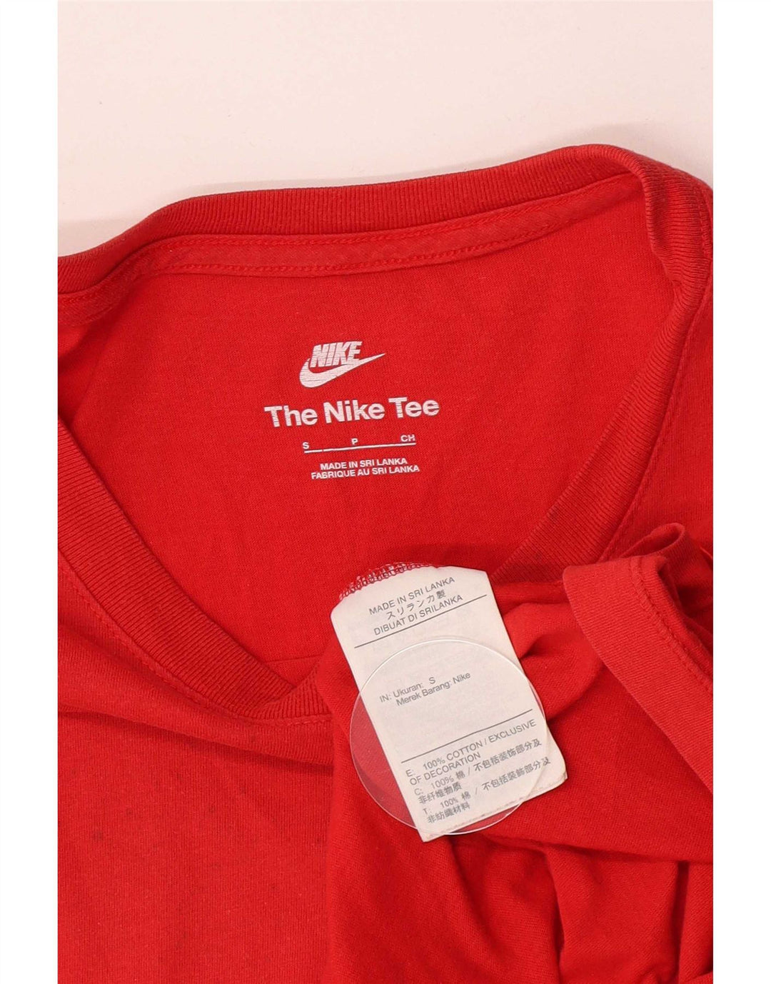 Tricou pentru bărbați Nike Top mic, roșu, bumbac