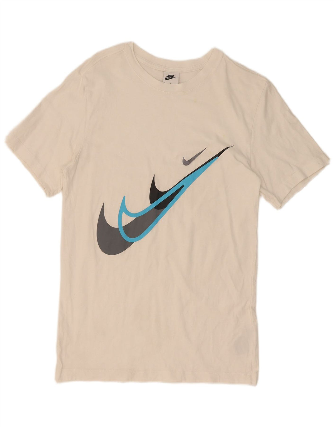Tricou grafic Nike pentru bărbați Top mic, alb, bumbac