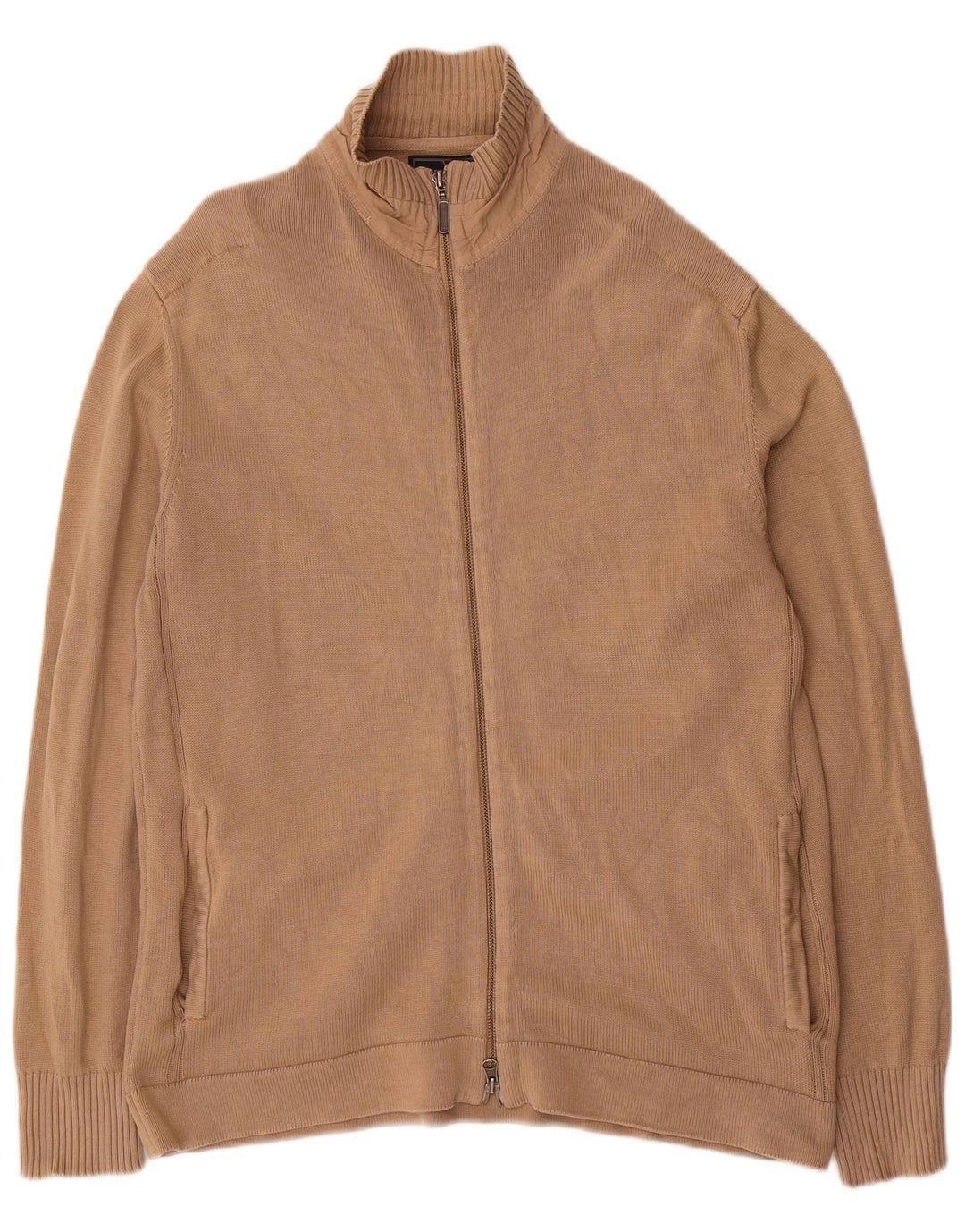 Pulover cardigan pentru bărbați Marlboro Classics 2XL, bumbac, bej