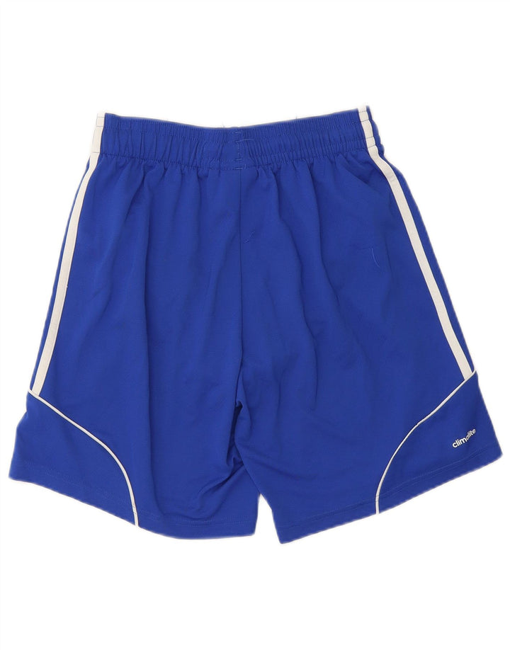 Pantaloni scurți sport pentru bărbați Adidas Climalite, poliester mic, albastru