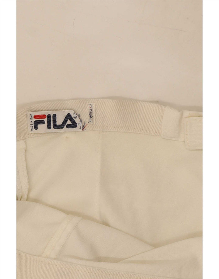 Pantaloni scurți casual pentru femei Fila Large W32 Off White