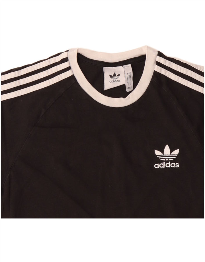Tricou bărbați ADIDAS Top mic bumbac negru